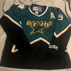 CCM Dallas Stars Teal and Black Jersey